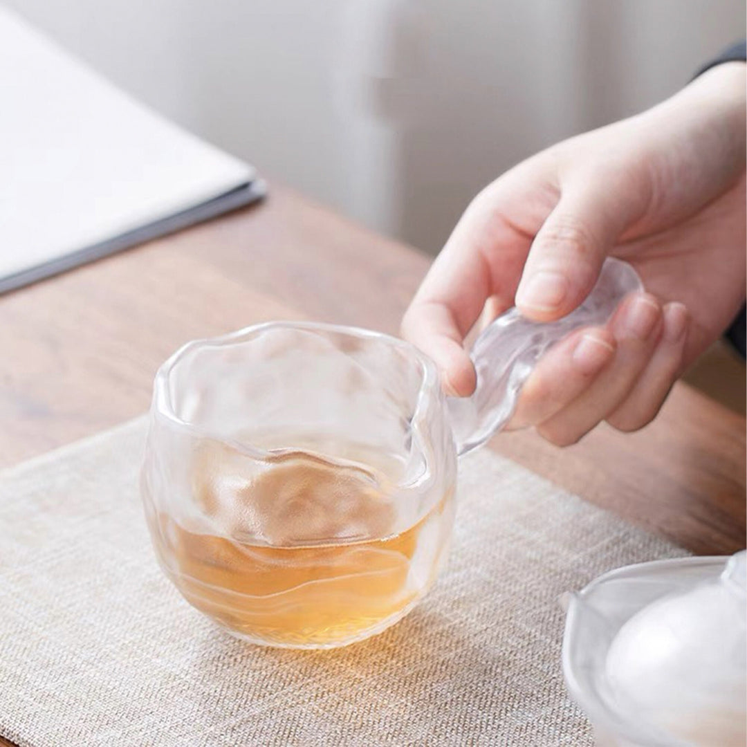 Hand crafted Unique Gaiwan tea set | ice glazed teapot - Teaware Space