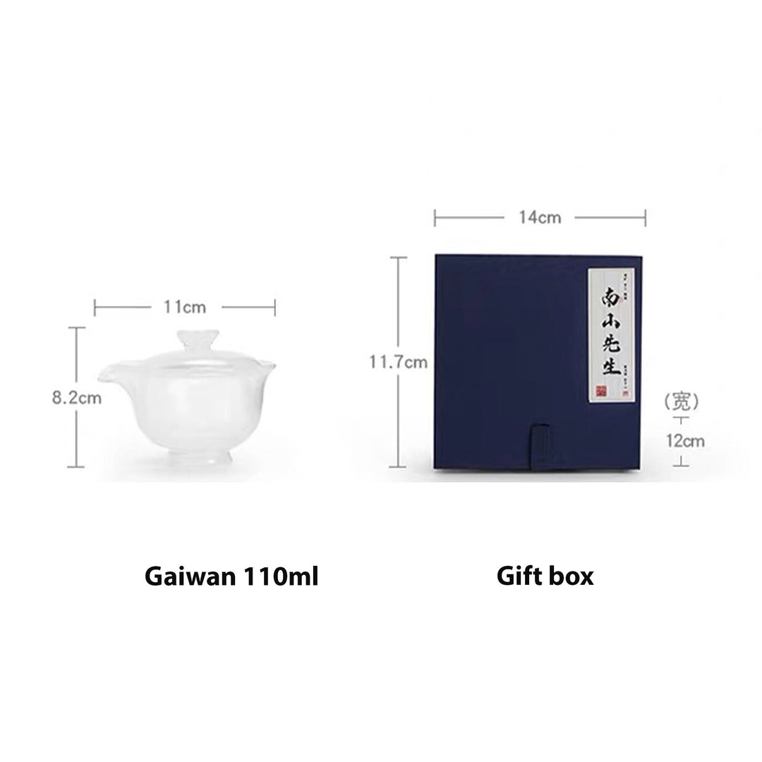 Hand crafted Unique Gaiwan tea set | ice glazed teapot - Teaware Space