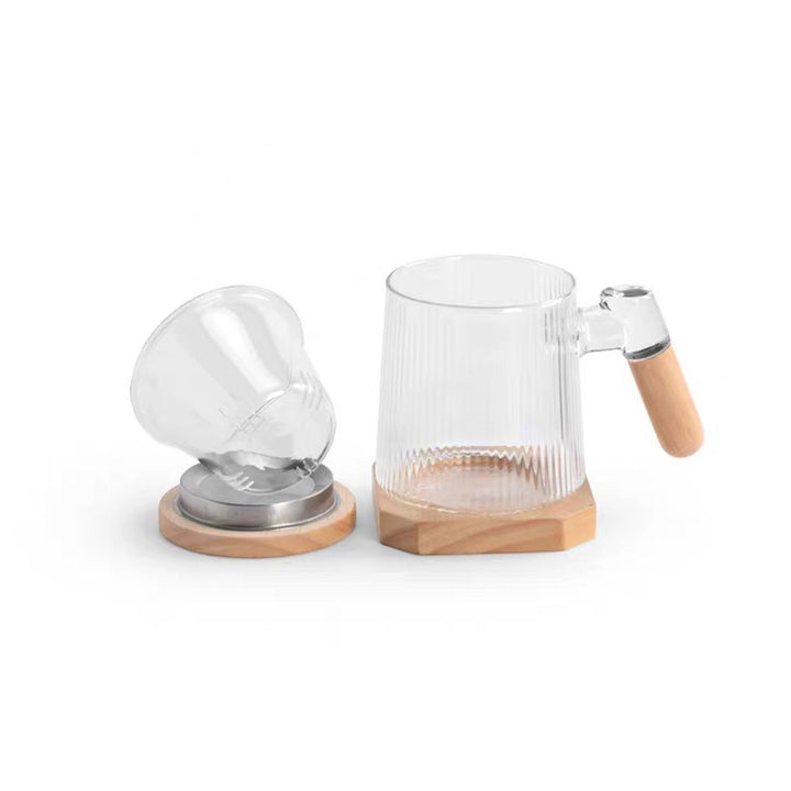 Multi-types Modern Glass Tea/coffee cup with saucer - Teaware Space
