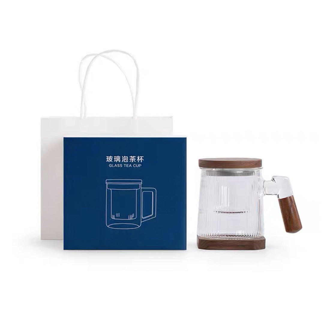 Multi-types Modern Glass Tea/coffee cup with saucer - Teaware Space