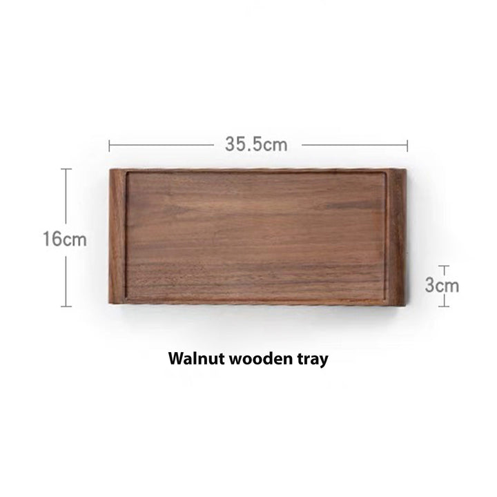 Cozy Wooden Tea Serving Tray - Teaware Space