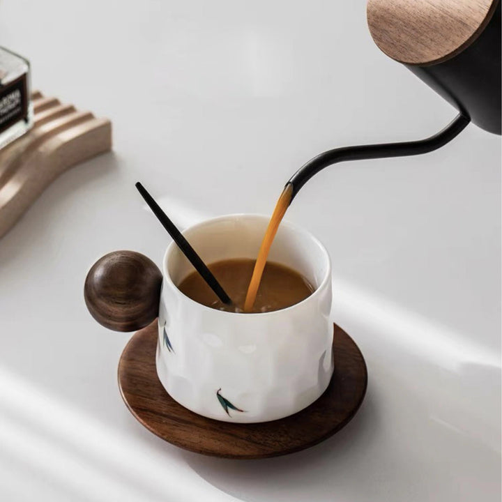 Hand-painted boho tea&coffee mug set - Teaware Space