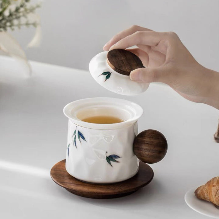 Hand-painted boho tea&coffee mug set - Teaware Space