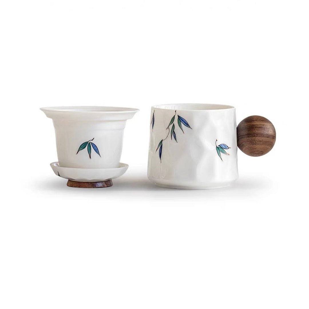Hand-painted boho tea&coffee mug set - Teaware Space