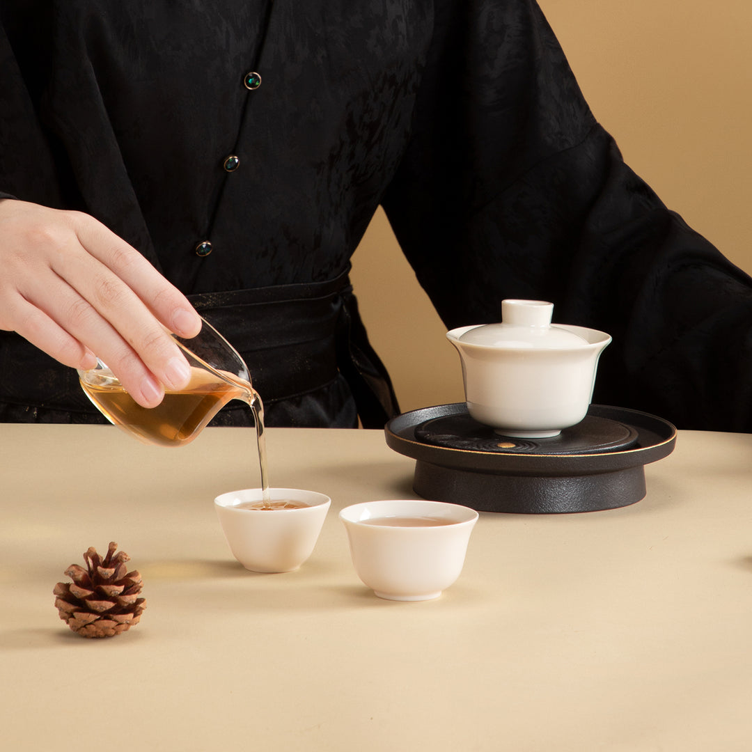 Gourd Box - Custom travel Gaiwan set for camping