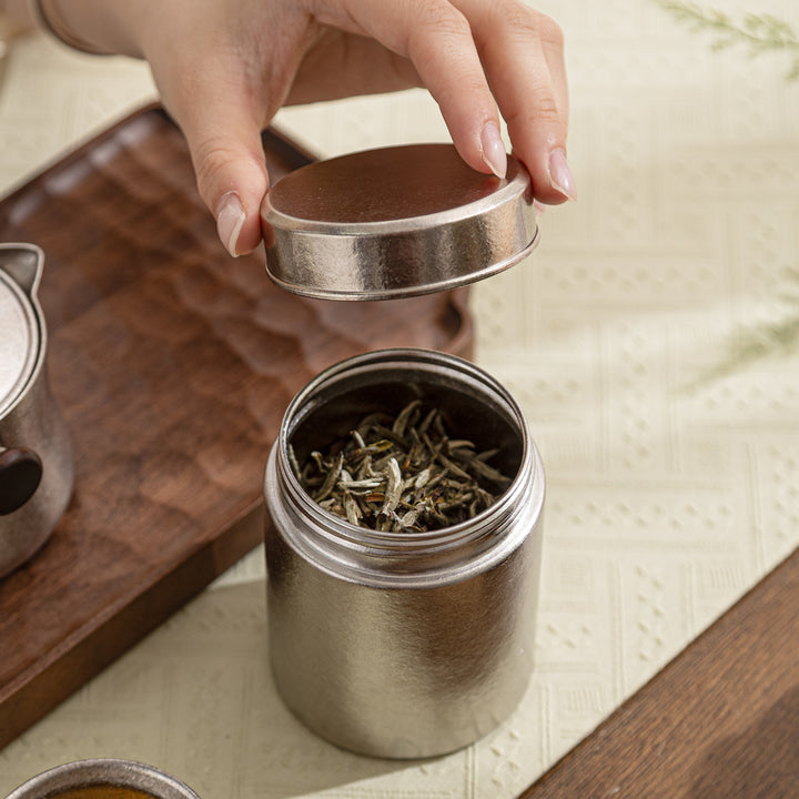 Simple Cloud - Titanium handmade tea container 275ml