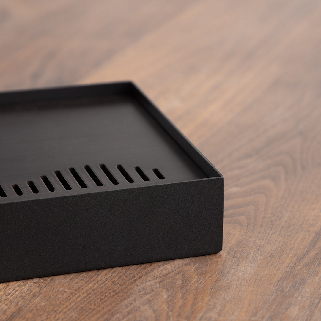 Silent Hill – Bamboo & Metal Tea Tray with Drain