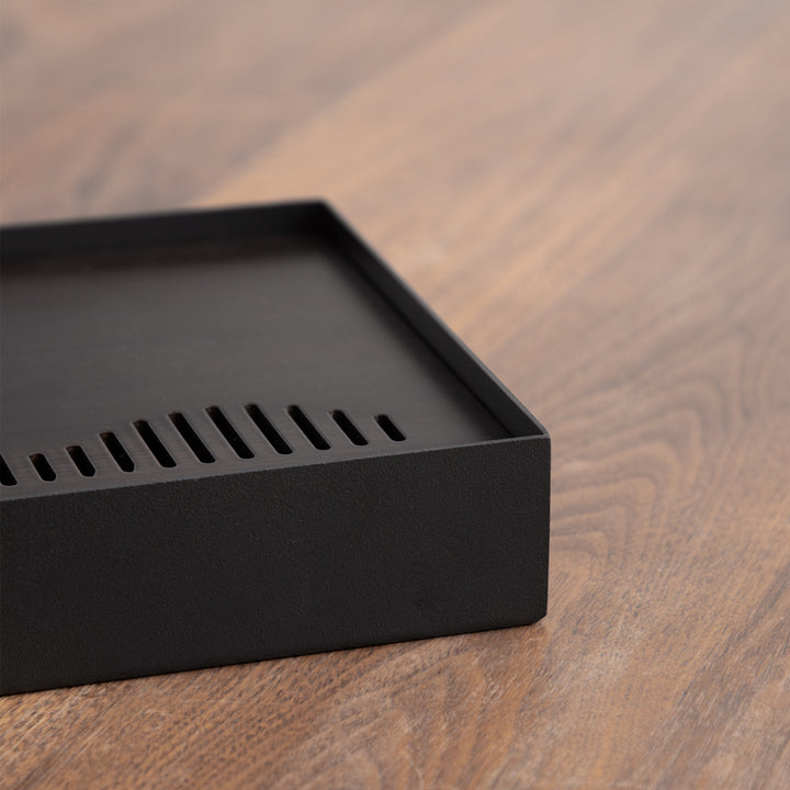 Silent Hill – Bamboo & Metal Tea Tray with Drain