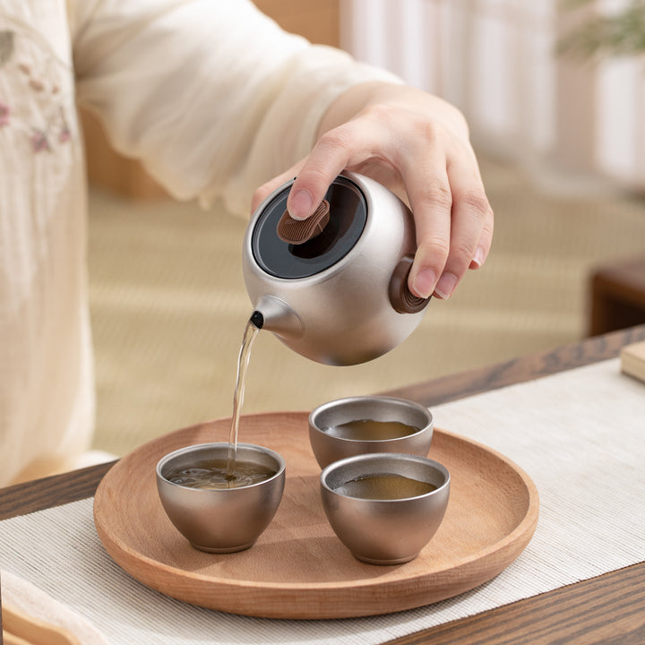 Peace and Calm  - Titanium travel tea set for camping