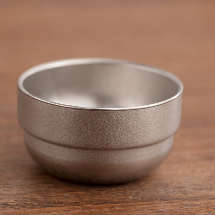 Mirror in the Soul - Titanium Glass travel tea set