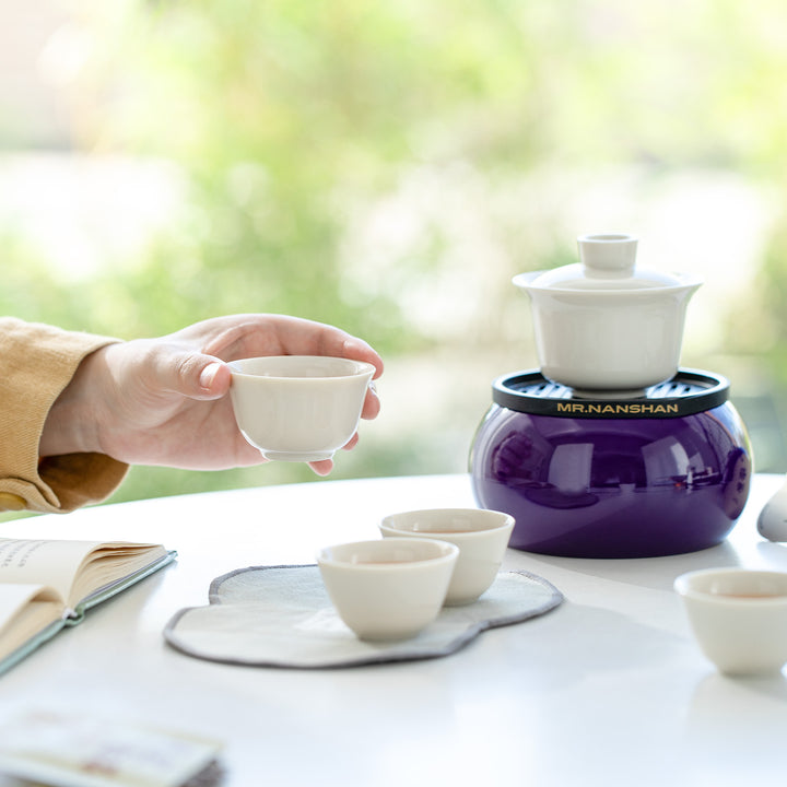 Gourd Box - Purple travel gongfu tea set for camping