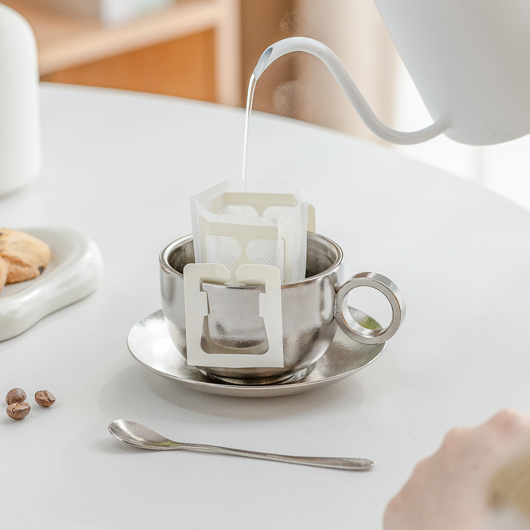 Tasse à café expresso confortable en céramique personnalisée | tasse à thé avec soucoupe