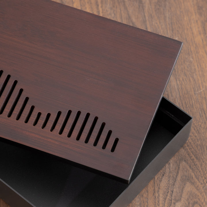 Silent Hill – Bamboo & Metal Tea Tray with Drain
