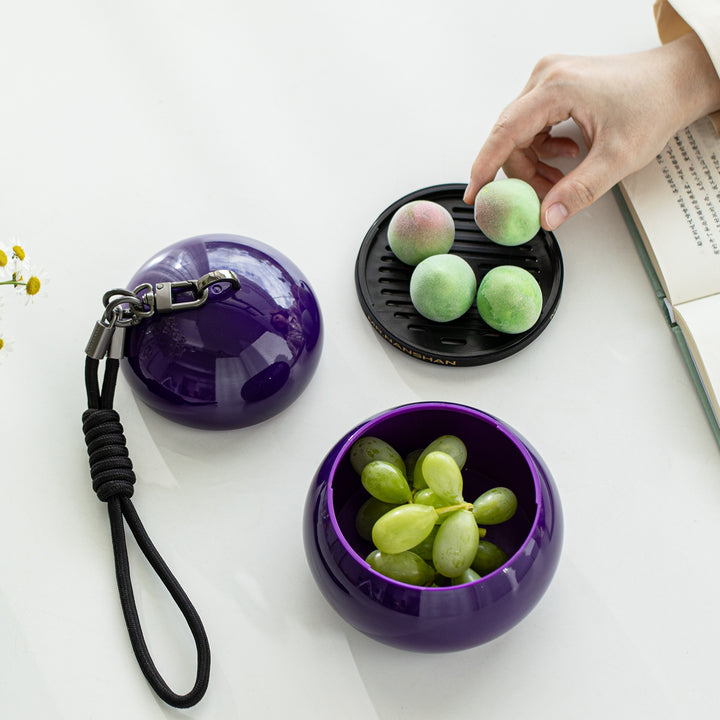 Gourd Box - Purple travel gongfu tea set for camping