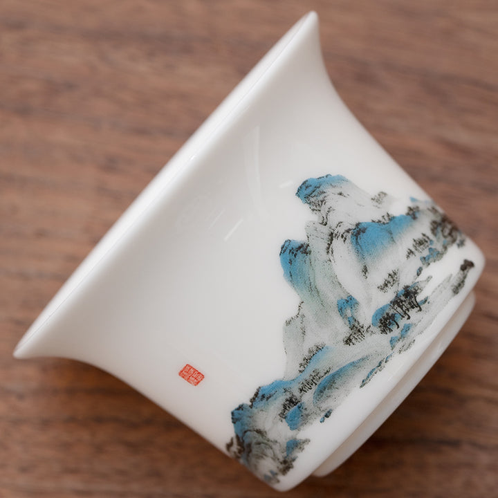 Vintage portable Chinese Gaiwan tea set with case | Kungfu tea gift set