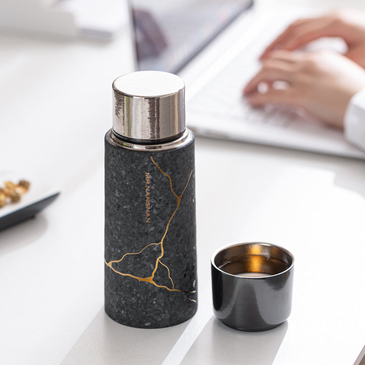 Ink Rock - Black Titanium Thermos 14oz