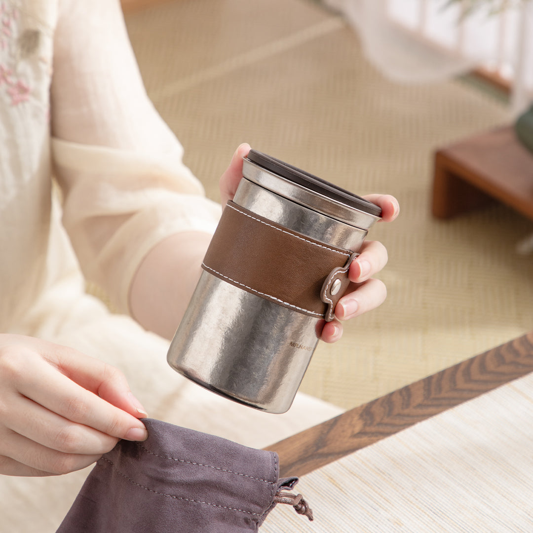 Tranquil  - Unique Titanium tea set for hiking