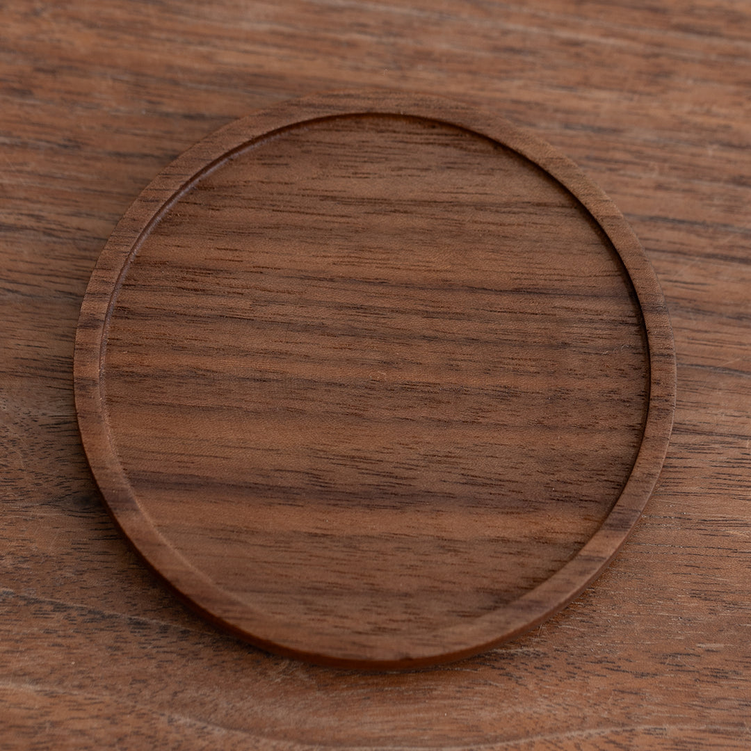 Lute Melody - Unique Pipa shape wooden coaster set of 6 - Teaware Space