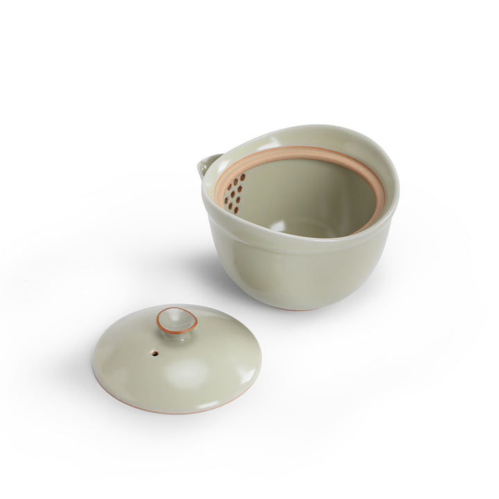 Floating Mist - Handmade Ruyao tea pot - Teaware Space