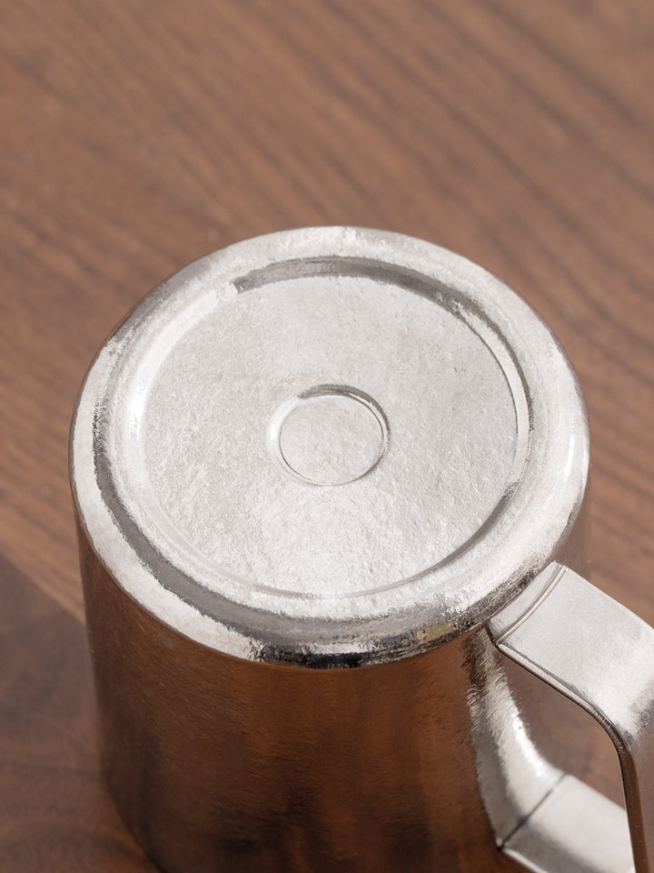 Enjoy - Pure Titanium mug with lid for coffee and tea