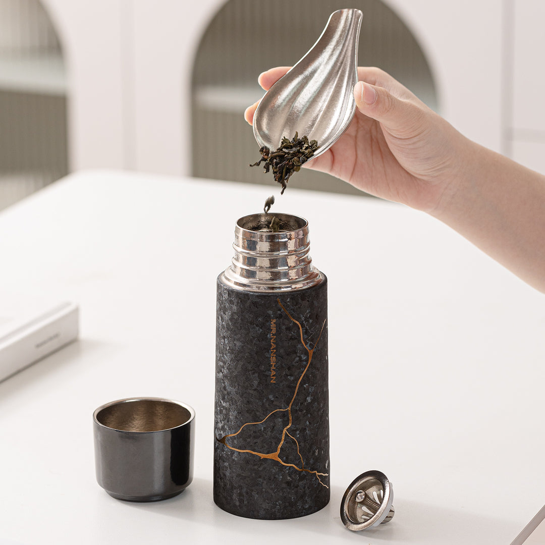Ink Rock - Black Titanium Thermos 14oz