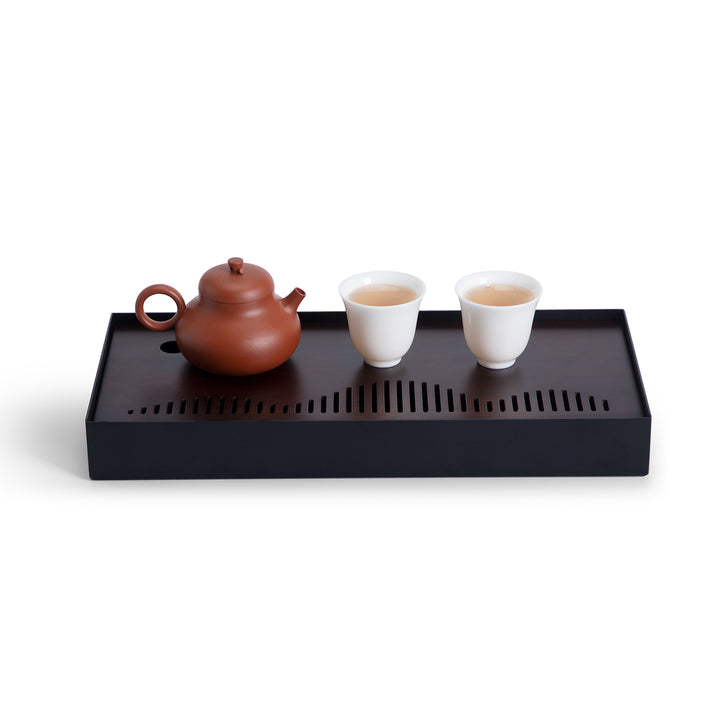 Silent Hill – Bamboo & Metal Tea Tray with Drain