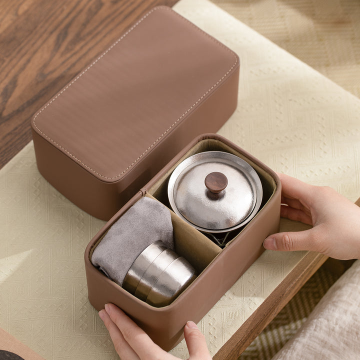 Free Soul  - Portable Titanium Gaiwan tea set for camping - Teaware Space