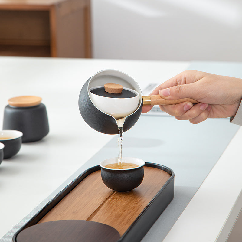 Simplify life - Personalized luxury tea set for office - Teaware Space