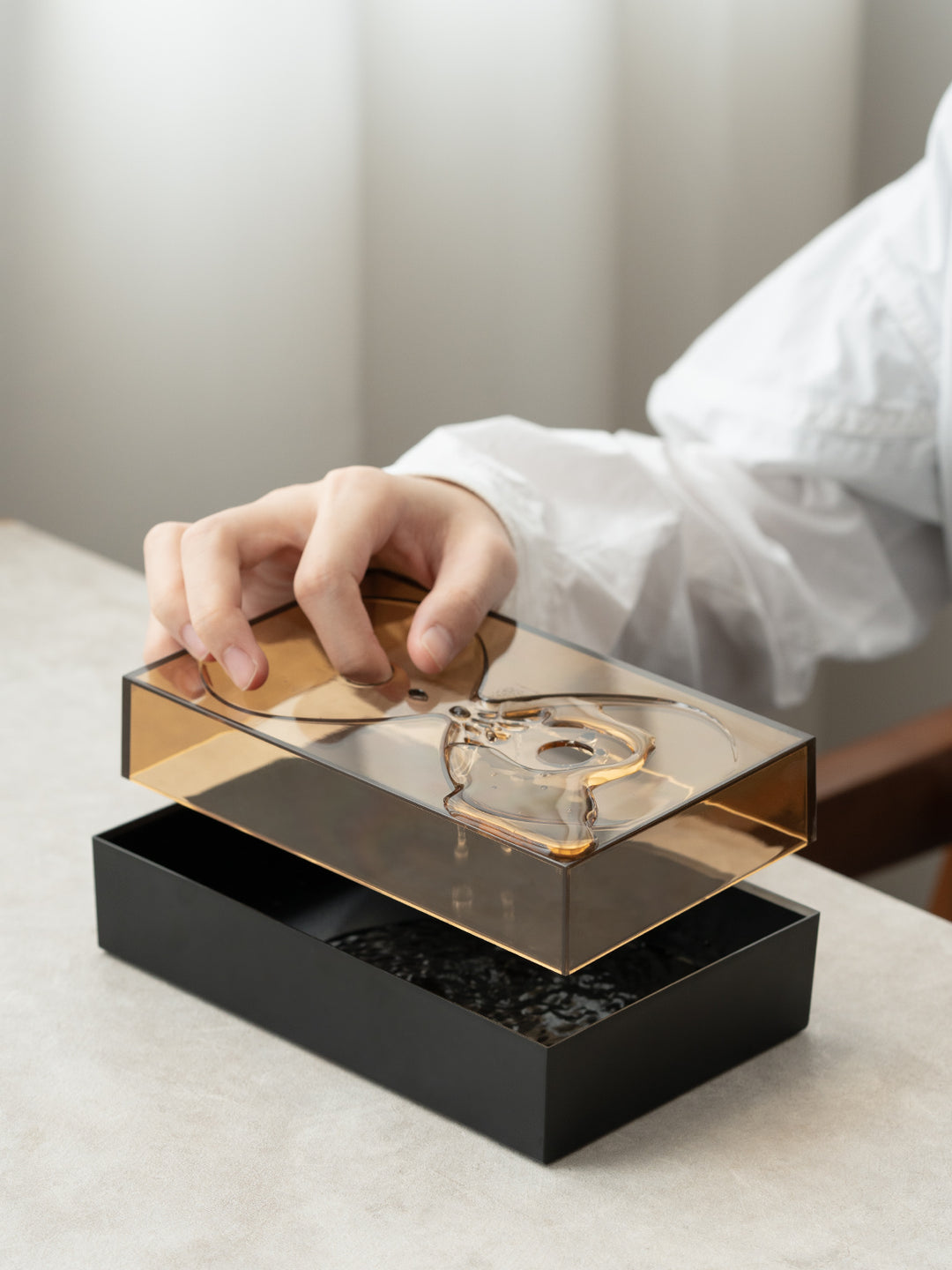 Returning Clouds - Smart Design Gaiwan Tea Set with Convertible Tray