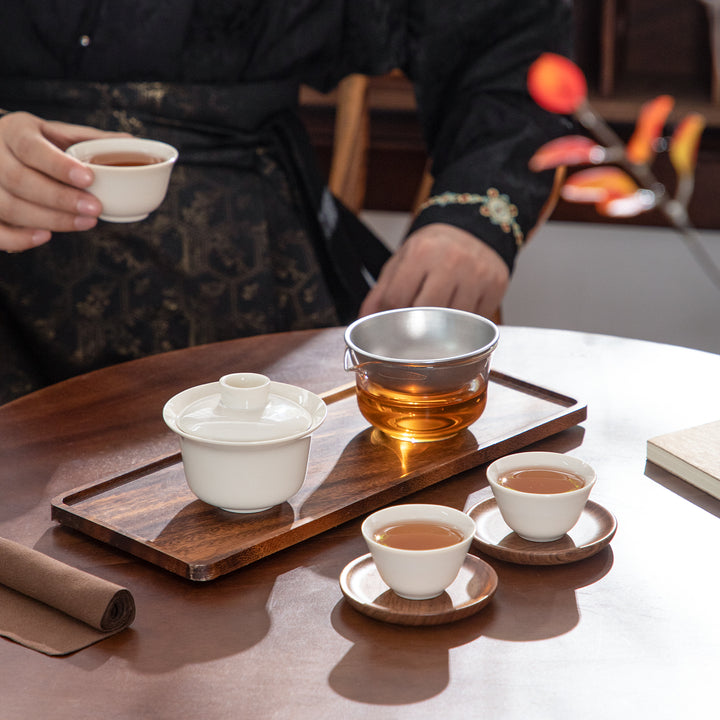 Gourd Box - Custom travel Gaiwan set for camping