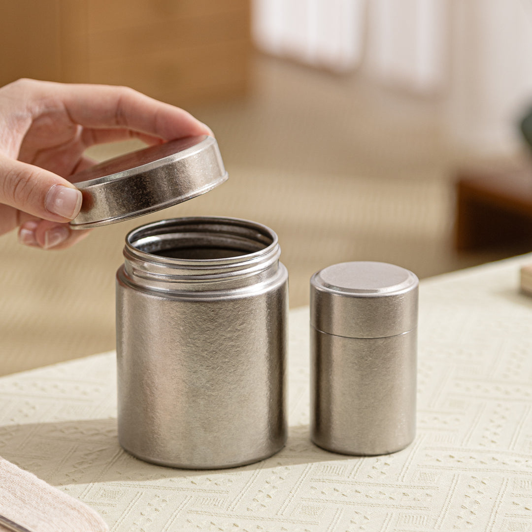 Simple Cloud - Titanium handmade tea container 275ml
