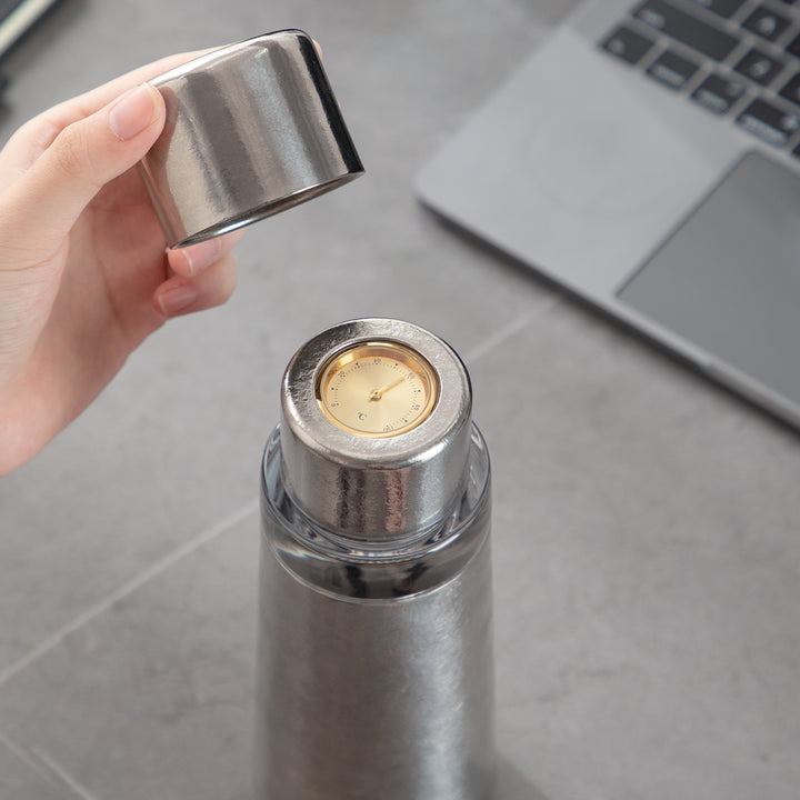 Asterism- 14 oz Titanium double decker insulated thermos