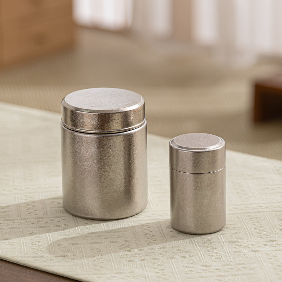 Simple Cloud - Titanium handmade tea container 275ml - Teaware Space