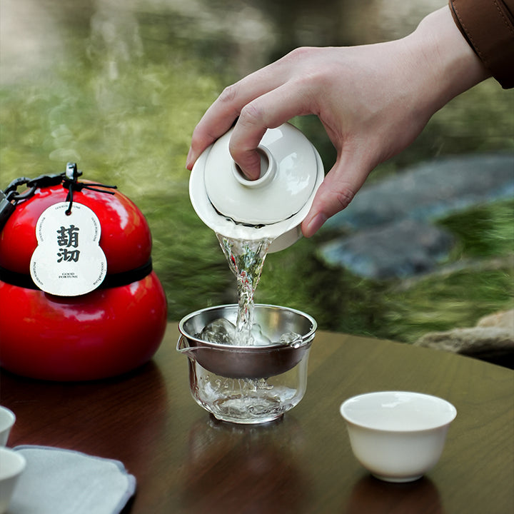 Gourd Box - Mini travel Gaiwan set for backpacking