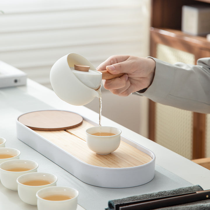 Simplify life - Personalized luxury tea set for office