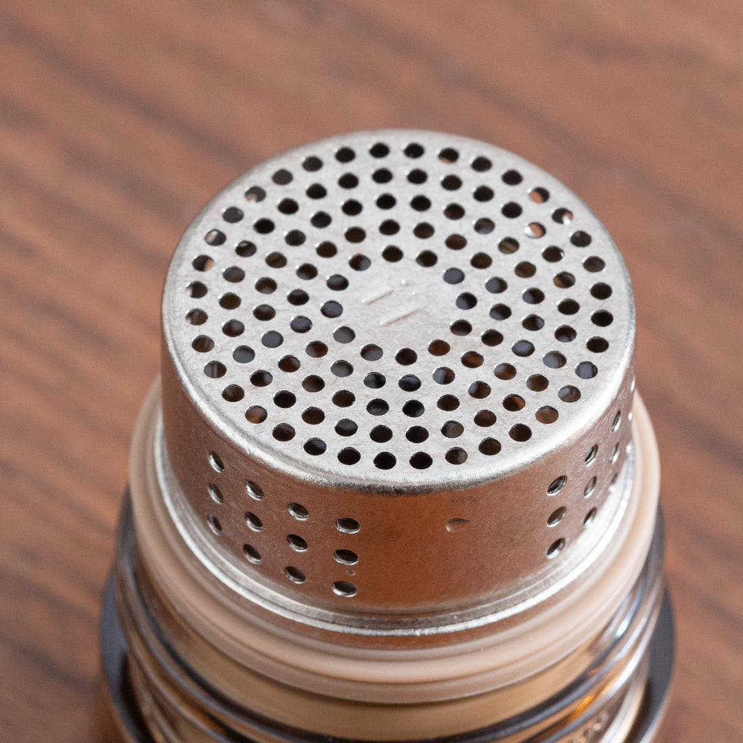 Catch the Time - Mini Blue/Silver Titanium Tea Thermos