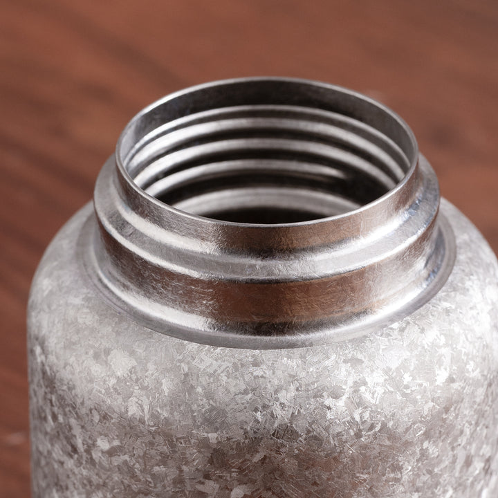 Catch the Time - Mini Blue/Silver Titanium Tea Thermos