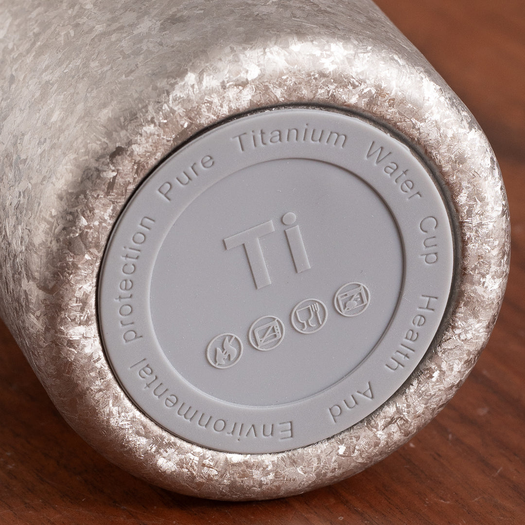 Catch the Time - Mini Blue/Silver Titanium Tea Thermos