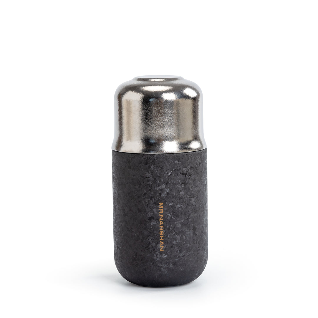 Celestia - Black/Silver Titanium Tea Infuser Bottle