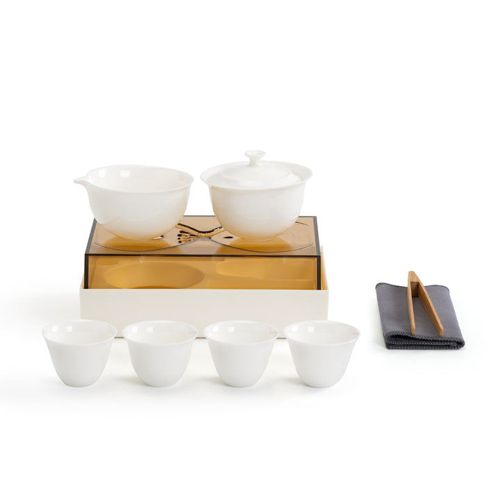 Returning Clouds - Smart Design Gaiwan Tea Set with Convertible Tray