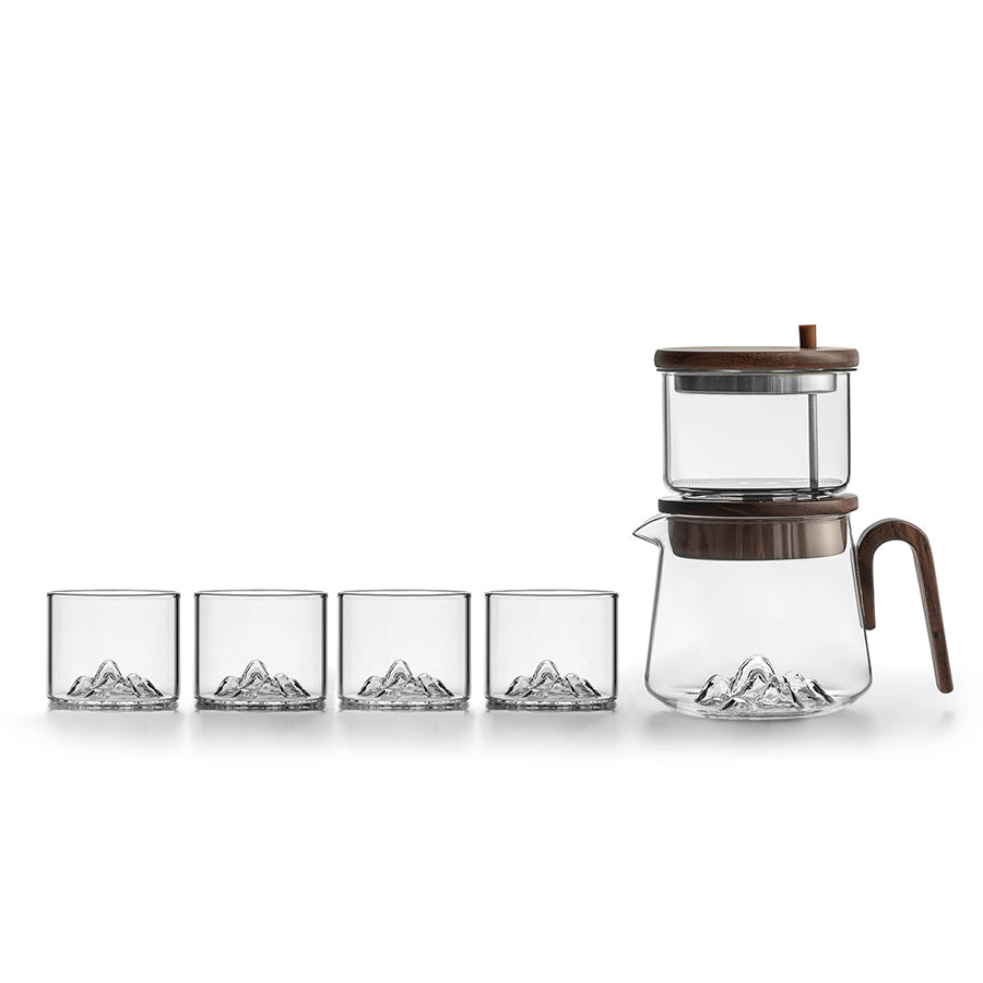 See the mountain - Magic teapot set