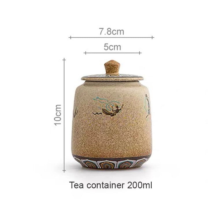 Flying Apsaras - Mogao Grottoes handmade tea tin