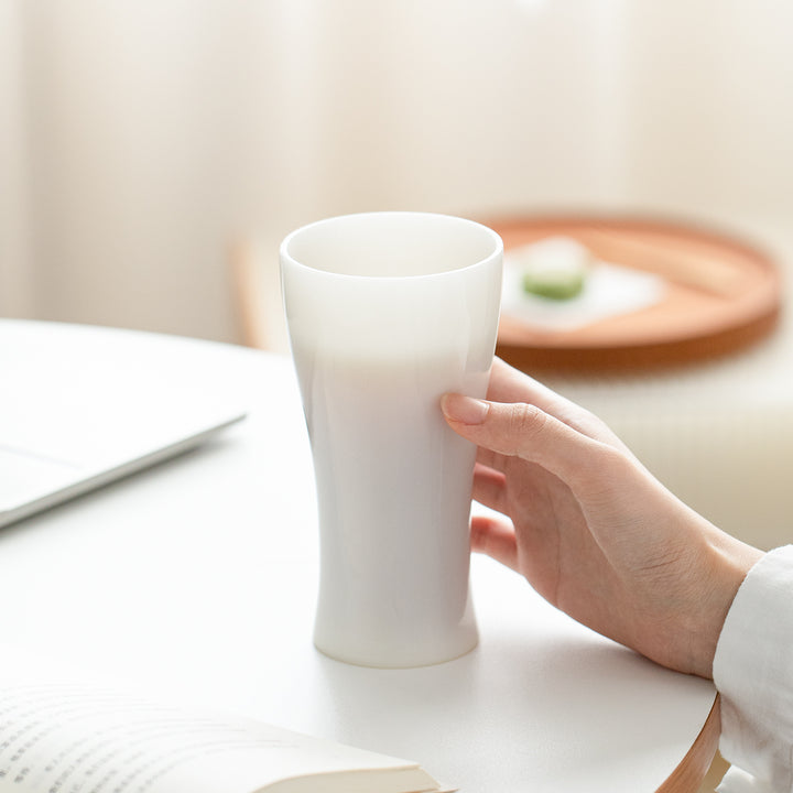 Alkiad - White ceramic party cups
