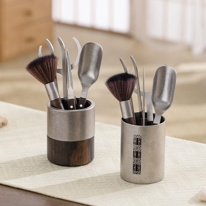 Simplicity | Titanium gongfu tea tool set for tea ceremony