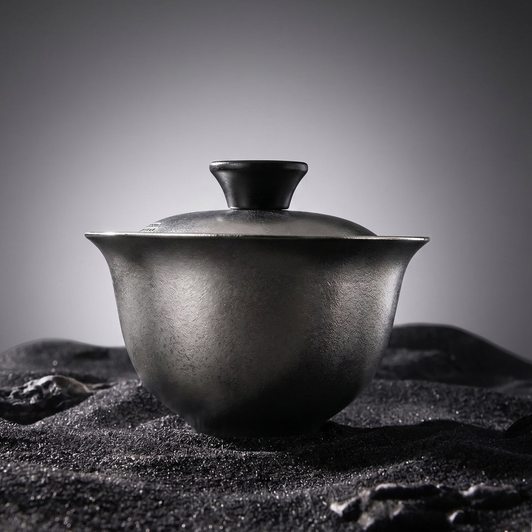 Gourd Box - Titanium travel Gaiwan set for two