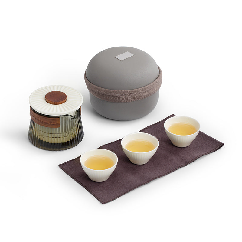 Latitude - boho travel tea set for two - Teaware Space