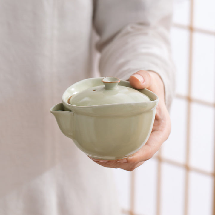 Floating Mist - Handmade Ruyao tea pot - Teaware Space