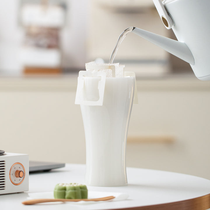 Alkiad - White ceramic party cups