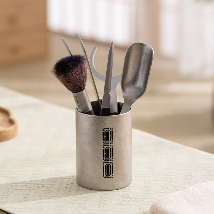 Simplicity | Titanium gongfu tea tool set for tea ceremony