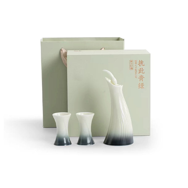 The Dance of Obsession - Handmade ceramic sake set